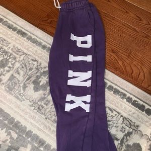 PINK brand purple joggers sweatpants